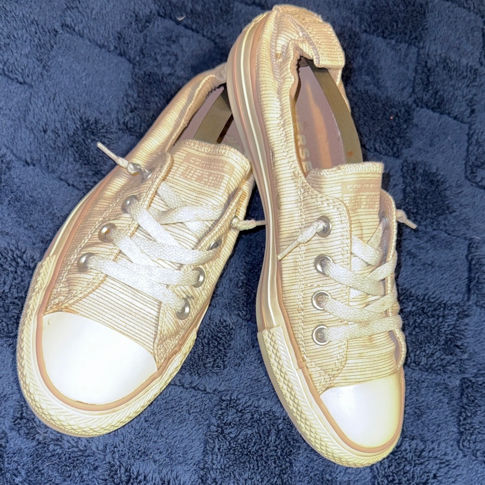 Converse Women's Chuck Taylor All Star Shoreline slip-on sneakers. Pink/cream - Picture 9 of 9